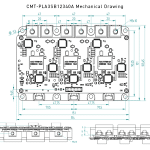 cissoid-silicon-carbide-(sic)-mosfet-intelligent-power-module-cxt-pla3sa12340a-mechanical-drawing