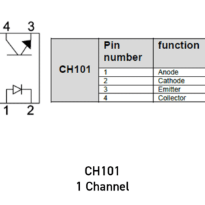 isocom-ch101-optocoupler-pin-function