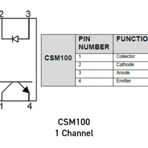 isocom-csm100-optocoupler-pin-function