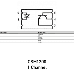 isocom-csm1200-optocoupler-pin-function