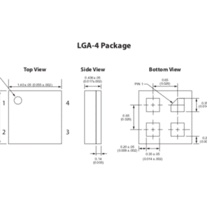 Dimensions Diagram for Coto RedRock TMR Digital Push-Pull Magnetic Sensor Switch