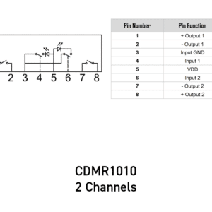 isocom-cdmr1010-pin-function