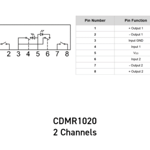 isocom-cdmr1020-pin-function