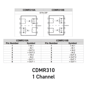 isocom-cdmr310-pin-function